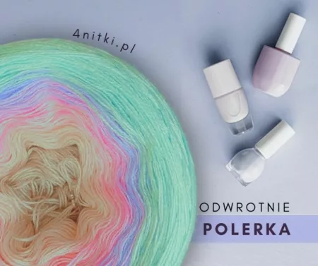 Motek ombre POLERKA ODWROTNIE - bawełna/akryl