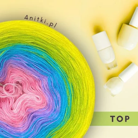 Motek ombre TOP - bawełna/akryl