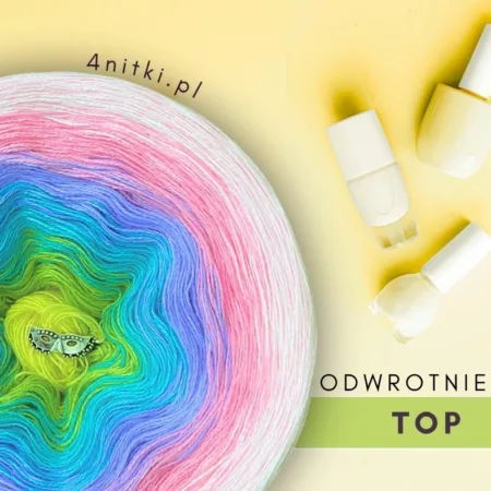Motek ombre TOP ODWROTNIE - bawełna/akryl