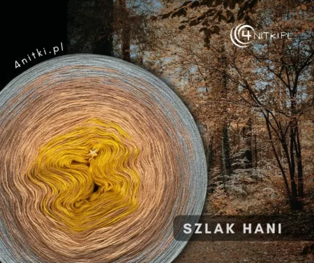 Motek ombre SZLAK HANI - bawełna/akryl