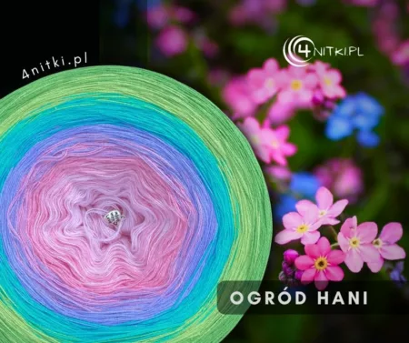 Motek ombre OGRÓD HANI - bawełna/akryl