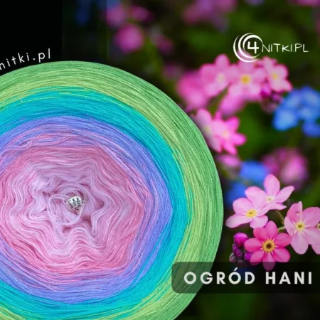 Motek ombre OGRÓD HANI - bawełna/akryl