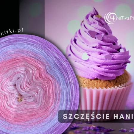 Motek ombre SZCZĘŚCIE HANI - bawełna/akryl