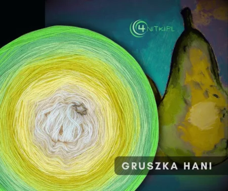 Motek ombre GRUSZKA HANI - bawełna/akryl