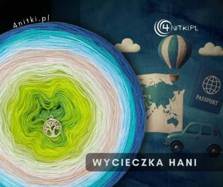 Motek ombre WYCIECZKA HANI - bawełna/akryl