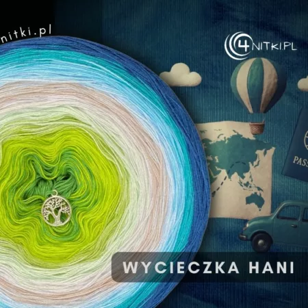 Motek ombre WYCIECZKA HANI - bawełna/akryl