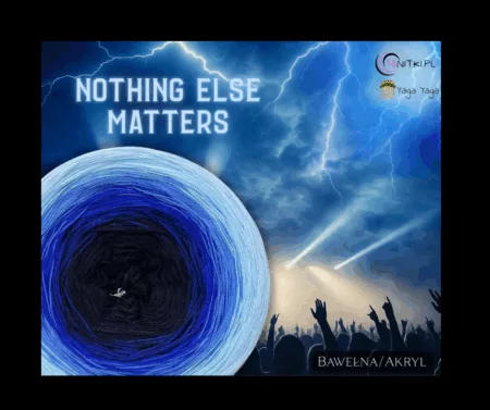 Motek NOTHING ELSE MATTERS - kolekcja ROCK and METAL music Yaga Yaga Handmade
