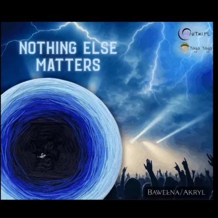 Motek NOTHING ELSE MATTERS - kolekcja ROCK and METAL music Yaga Yaga Handmade