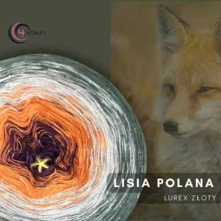 Motek ombre LISIA POLANA - bawełna/akryl
