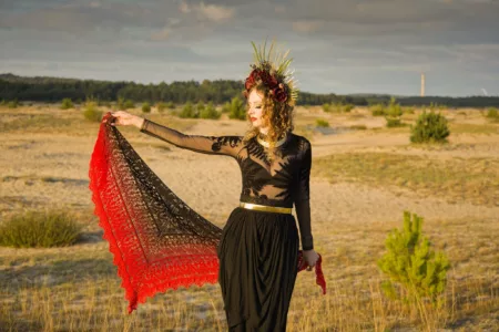 Motek PIECE OF MY HEART - kolekcja ROCK and METAL music Yaga Yaga Handmade - obrazek 2