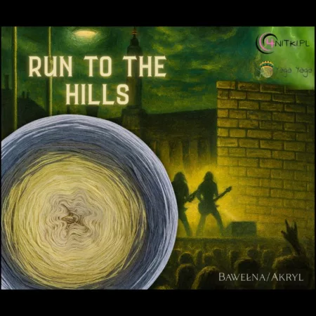 Motek RUN TO THE HILLS - kolekcja ROCK and METAL music Yaga Yaga Handmade