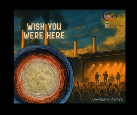 Motek WISH YOU WERE HERE - kolekcja ROCK and METAL music Yaga Yaga Handmade