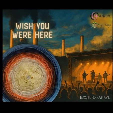Motek WISH YOU WERE HERE - kolekcja ROCK and METAL music Yaga Yaga Handmade