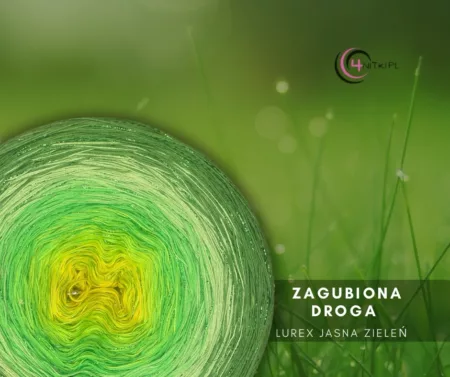 Motek ombre ZAGUBIONA DROGA - bawełna/akryl
