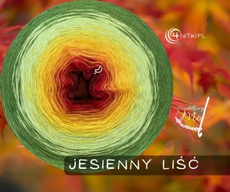 JESIENNA kolekcja motek JESIENNY LIŚĆ - Szydełkowy Mol