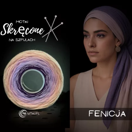 FENICJA motek SKRĘCONY 2x3 nitki ombre