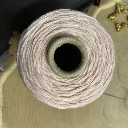 Outlet skręcony 6 nitek m/a 450g 1025m lurex opal