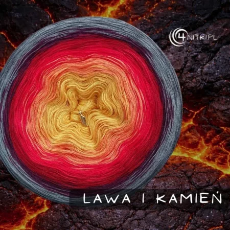 Motek ombre LAWA I KAMIEŃ