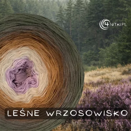 Motek ombre LEŚNE WRZOSOWISKO