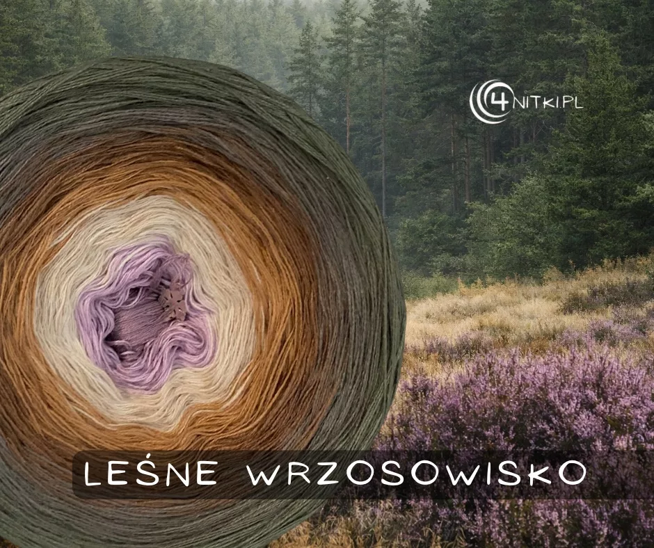 Motek ombre LEŚNE WRZOSOWISKO