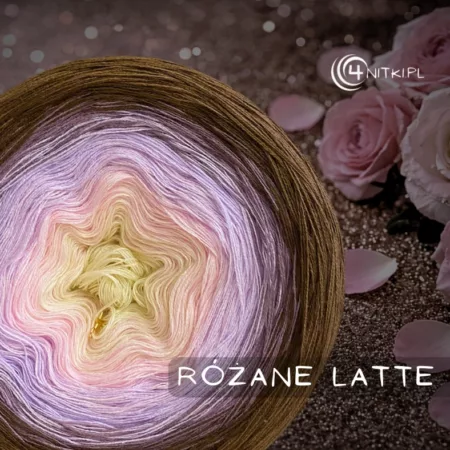 Motek ombre RÓŻANE LATTE