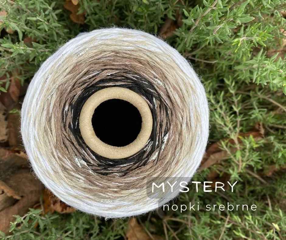 MYSTERY motek SKRĘCONY m/a Marcig Rękodzieło kolekcja DEMONICZNA