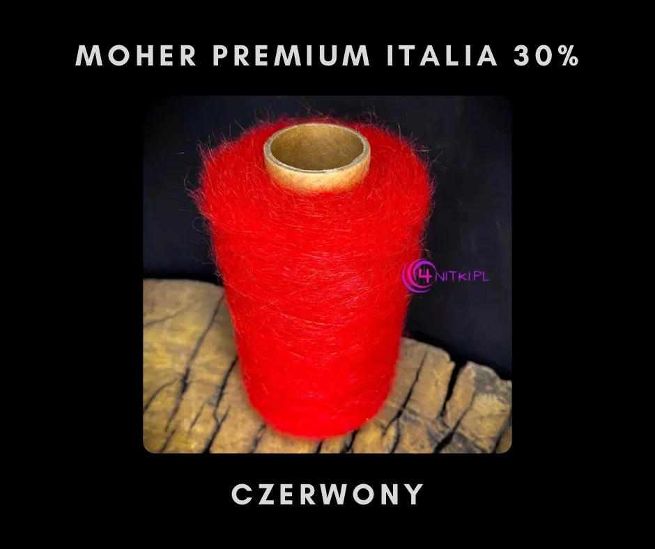 MOHER Brushed Premium ITALIA 30% CZERWONY
