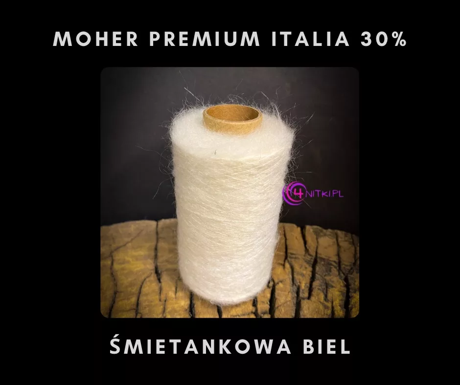 MOHER Brushed Premium ITALIA 30% ŚMIETANKOWA BIEL
