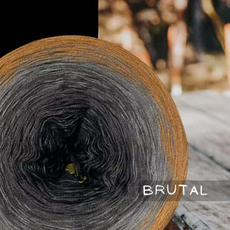 Motek ombre BRUTAL bawełna/akryl