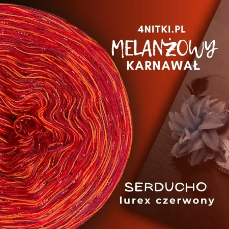 Motek melanż SERDUCHO- bawełna/akryl