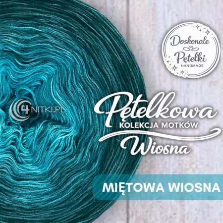 Motek ombre MIĘTOWA WIOSNA - Doskonałe Pętelki