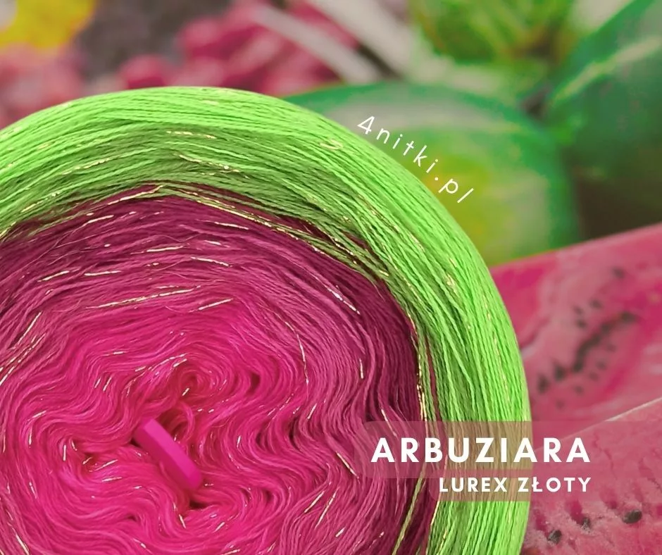 Motek ombre ARBUZIARA - bawełna/akryl