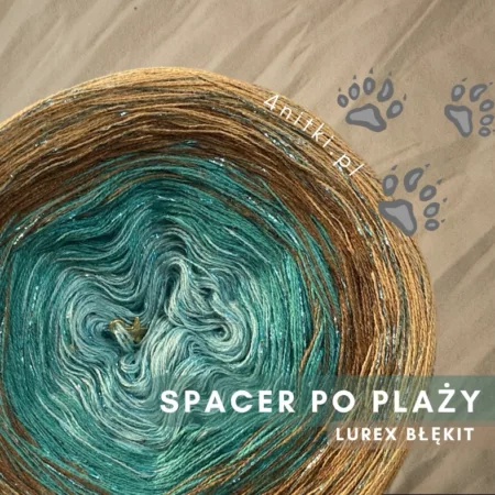 Motek ombre SPACER PO PLAŻY - bawełna/akryl