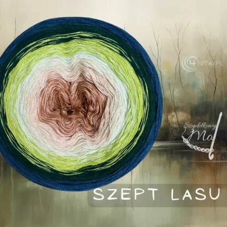 Motek ombre SZEPT LASU - bawełna/akryl
