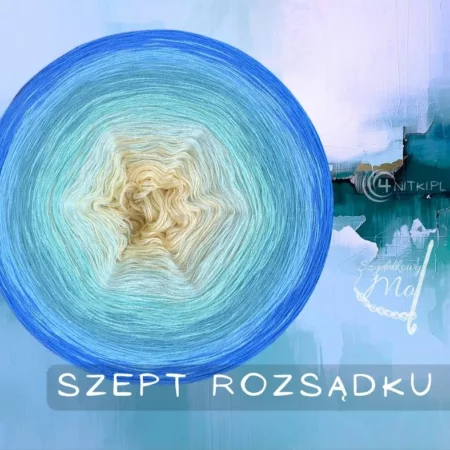 Motek ombre SZEPT ROZSĄDKU - bawełna/akryl