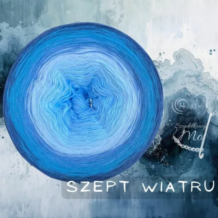 Motek ombre SZEPT WIATRU - bawełna/akryl