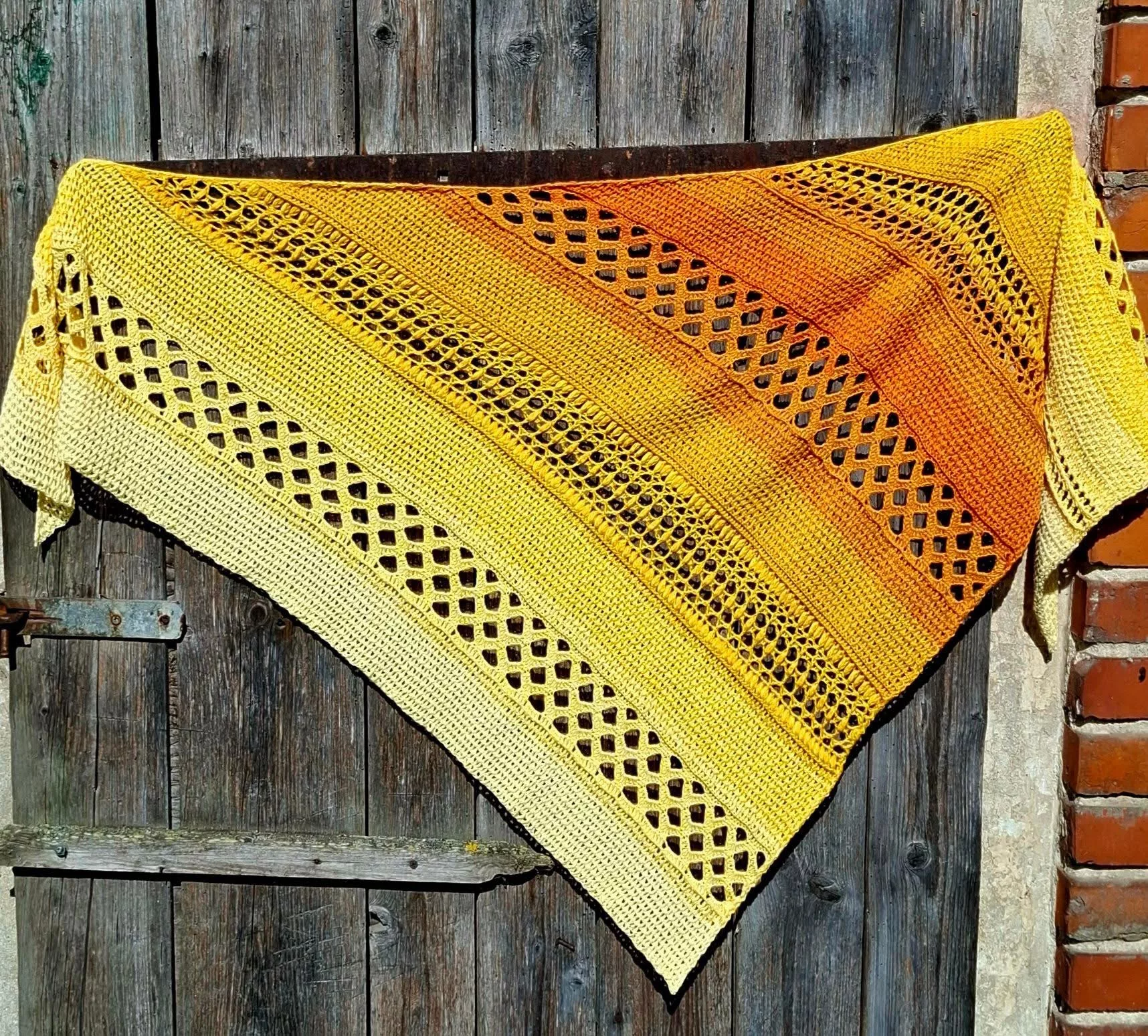 Motek ombre SŁONECZNY ŻONKIL - bawełna/akryl - obrazek 2