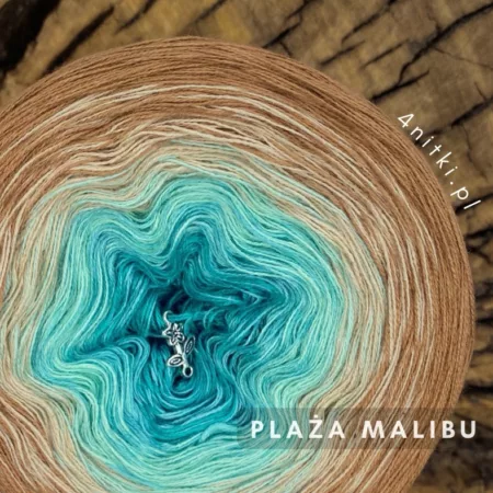 Motek ombre PLAŻA MALIBU - bawełna/akryl