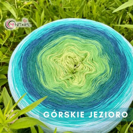 Motek ombre GÓRSKIE JEZIORO - bawełna/akryl
