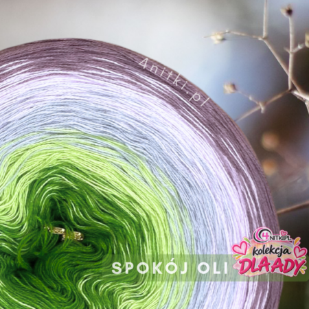 Motek ombre SPOKÓJ OLI - bawełna/akryl
