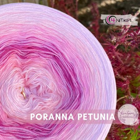 Motek ombre PORANNA PETUNIA - bawełna/akryl